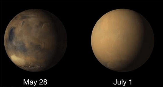 火星為什么是紅色的？